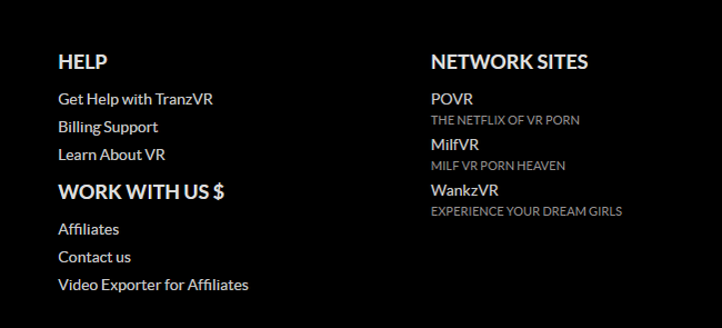 Tranz VR�@�j�̖����C��